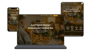 Nasze realizacje - podgląd stron WWW justfriends-restauracja-poznan.pl